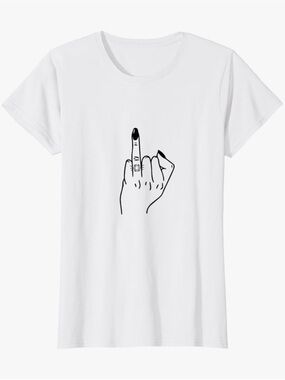 Ring Finger Flip Off Tee